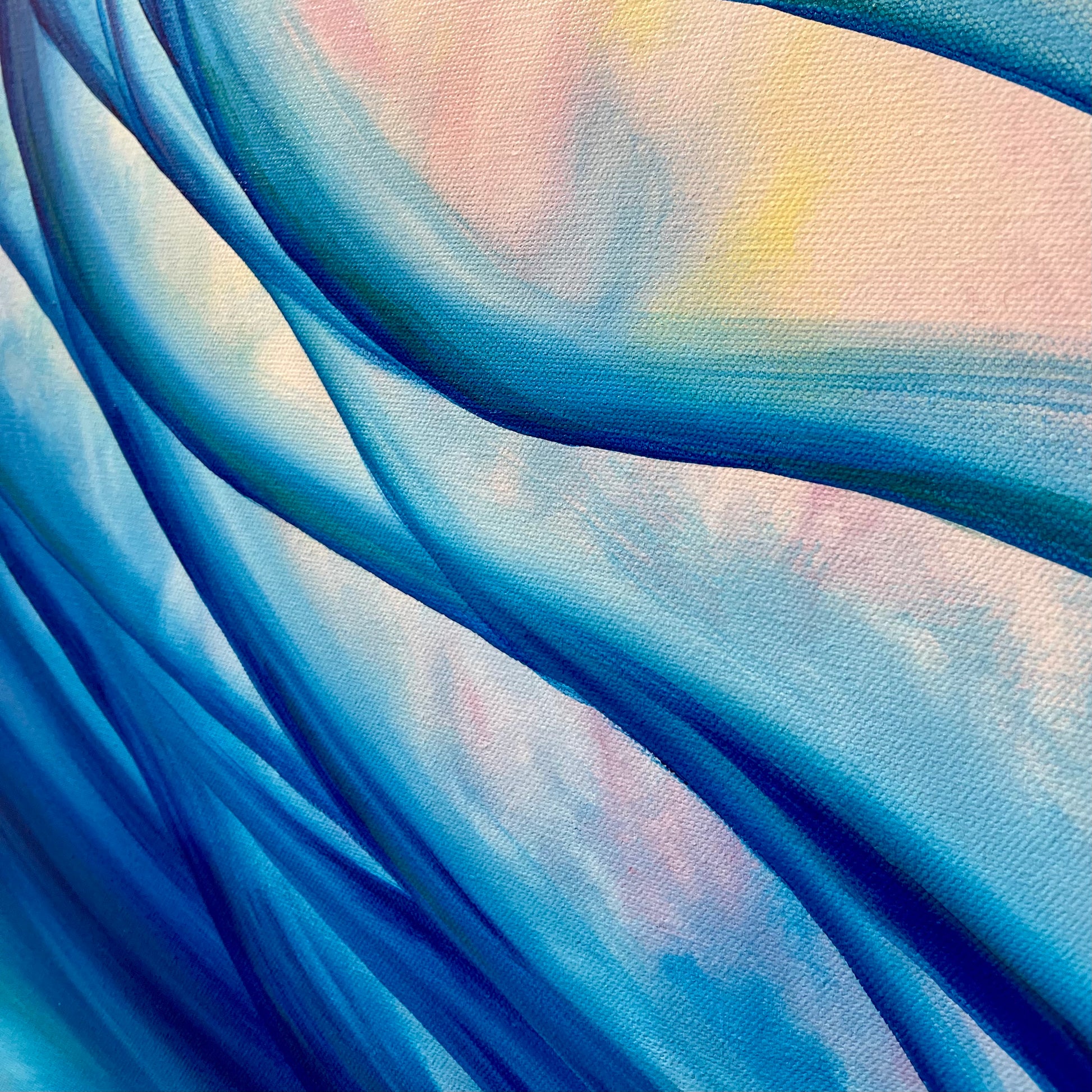 Detail of pastel background in Secrets