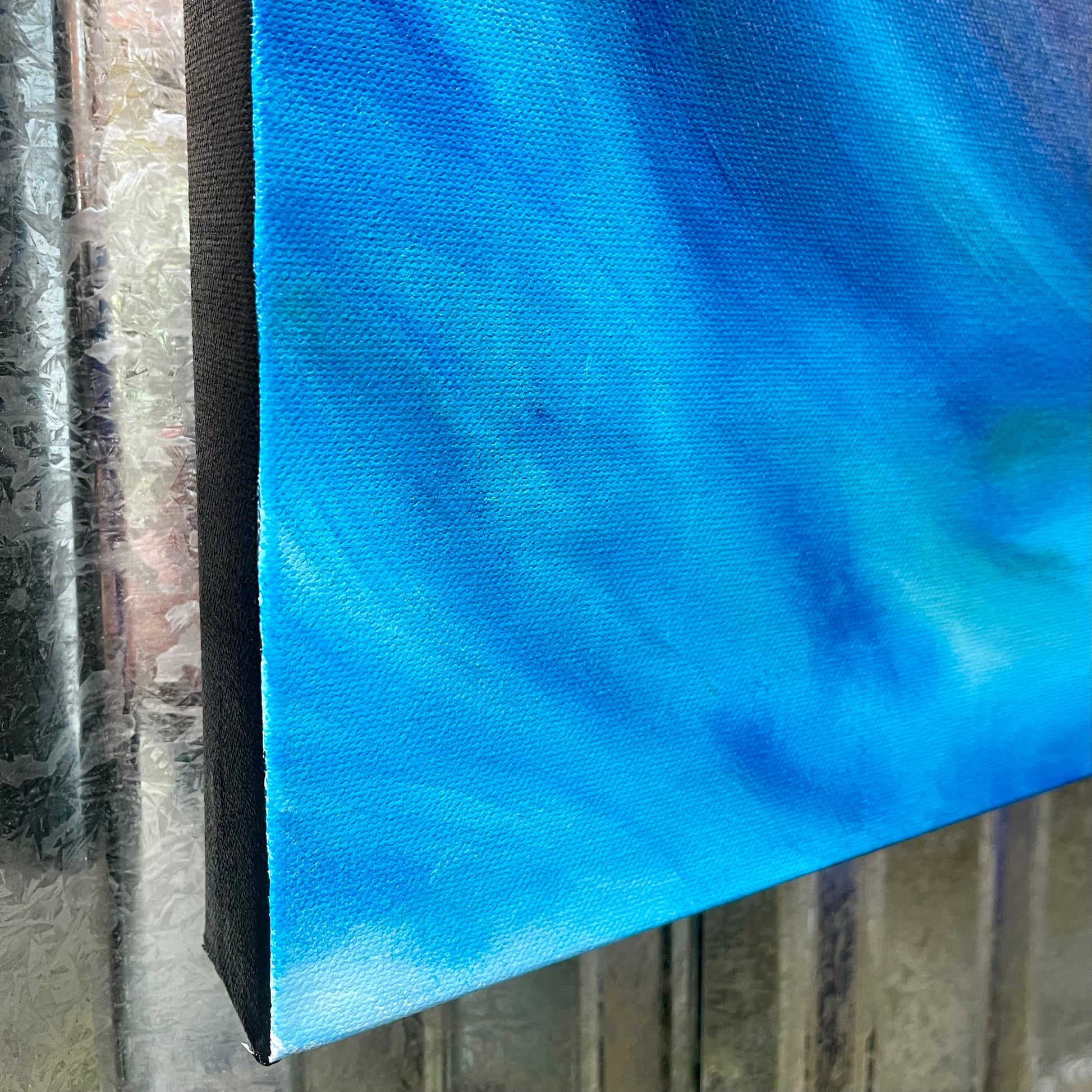 Detail of Secrets, original abstract painting