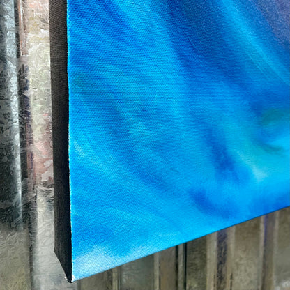 Detail of Secrets, original abstract painting